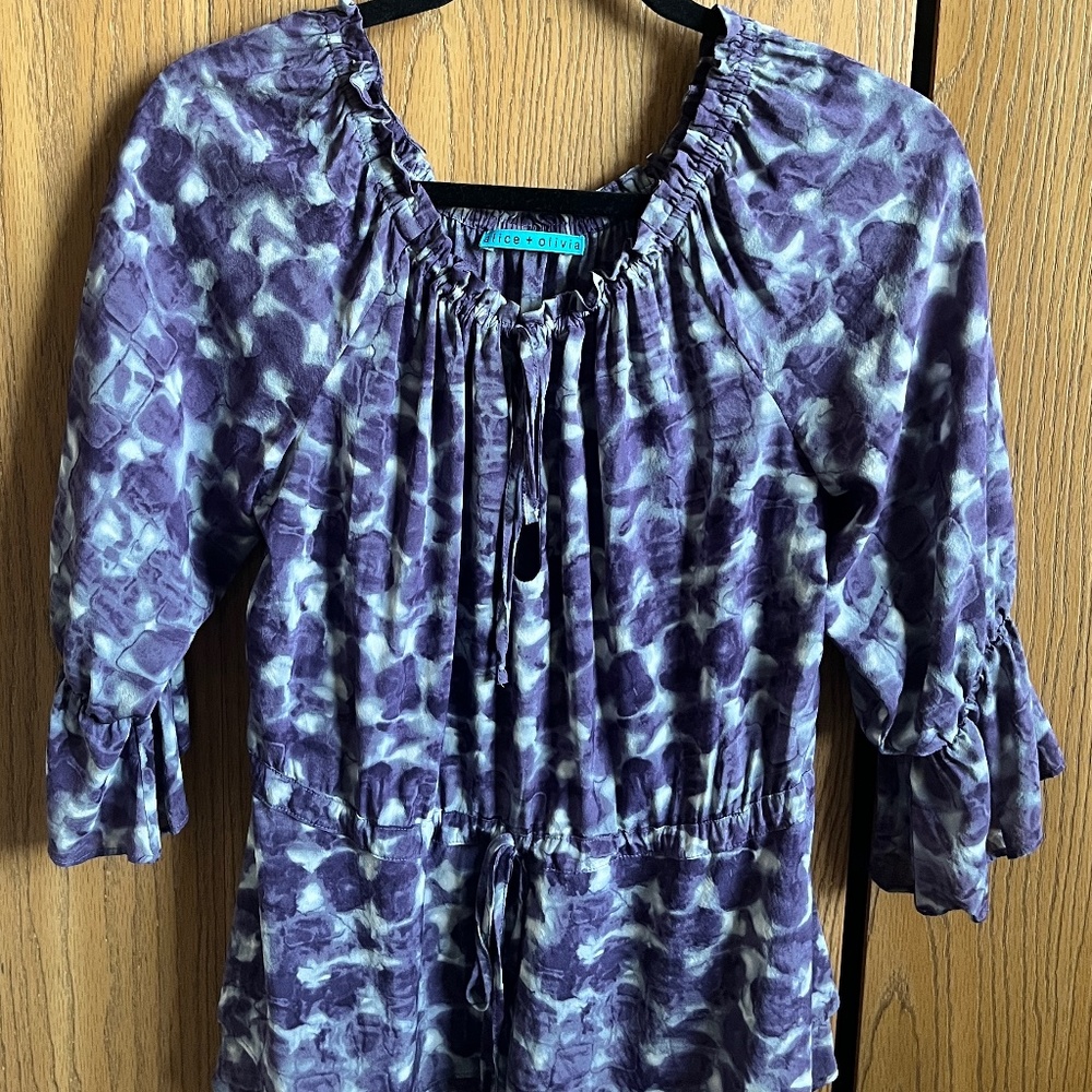 Alice + Olivia silk blouse